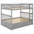 Full Over Full Bunk Bed With Drawers