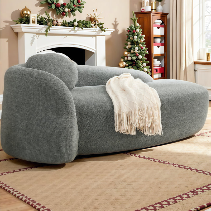 Méridienne Modern Modern, Gris foncé