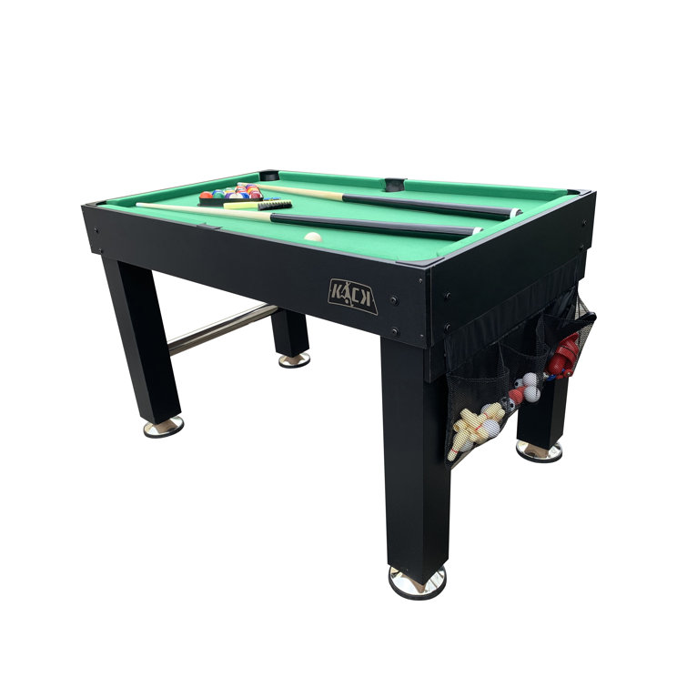 KICK Decagon 55 10-in-1 Multi-Game Table (Black)