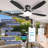 Ceiling Fan With Lights And Remote Control, 42 Inch Low Profile Flush Mount, Ceiling Fan With Quiet Reversible Motor, 3cct Dimmable Led, Modern Ceiling Fans For Bedroom, Indoor, Outdoor-1709761921