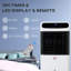 Refroidisseur d'air par évaporation, ventilateur de glace portatif, ventilateur de tour 3 en 1 avec minuterie