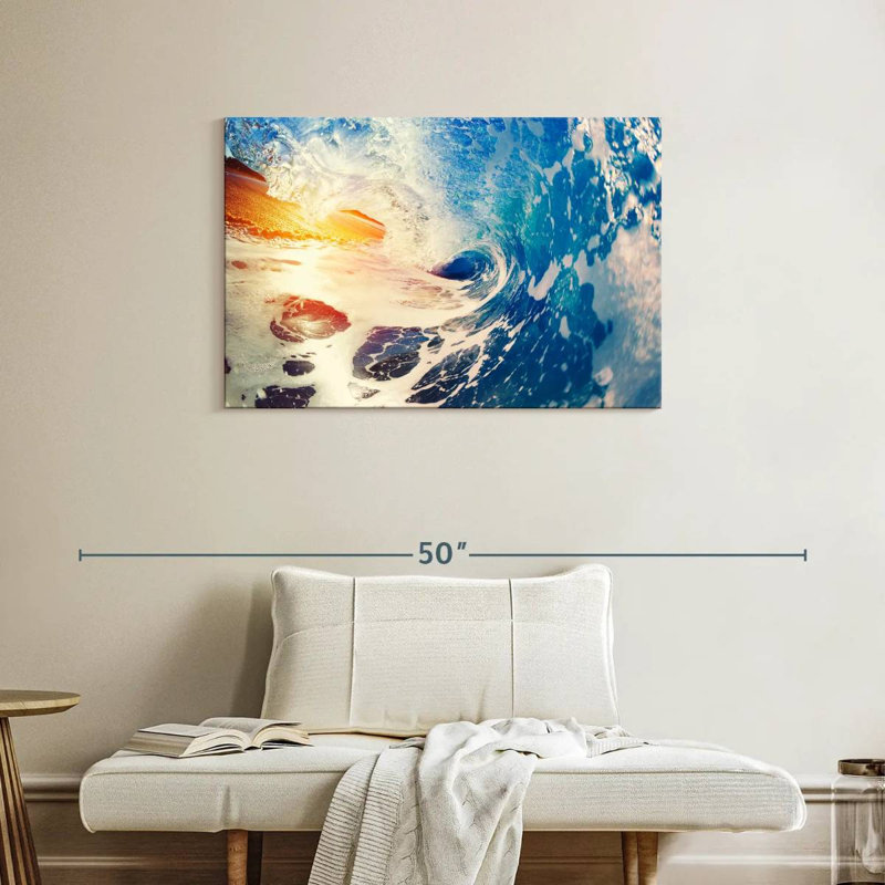Gillard Retro Ocean Wave, H 24 po x l 36 po