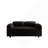 Sofa Centric Design: 54-Inch Velvet Sofa Bed With Dual Purpose-A Stylish Black Retractable Bed For Your Living Room-462266941
