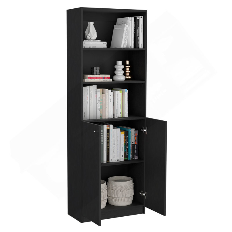 Wenge 3 Piece Living Room Set With 3 Bookcases