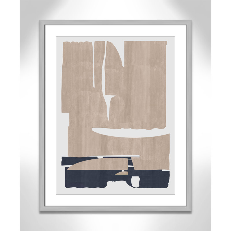 Impression «Deep Golden Brown I» par Cartissi, 23.5'' W x 29.5'' H, Imprimé mat, Matte Silver