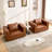 50” W Leather Accent Armchair(Set Of 2)-1536084025
