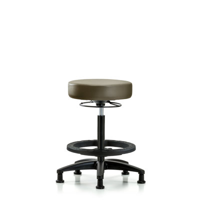 Holdina Adjustable Height Ergonomic Lab Stool with Footring