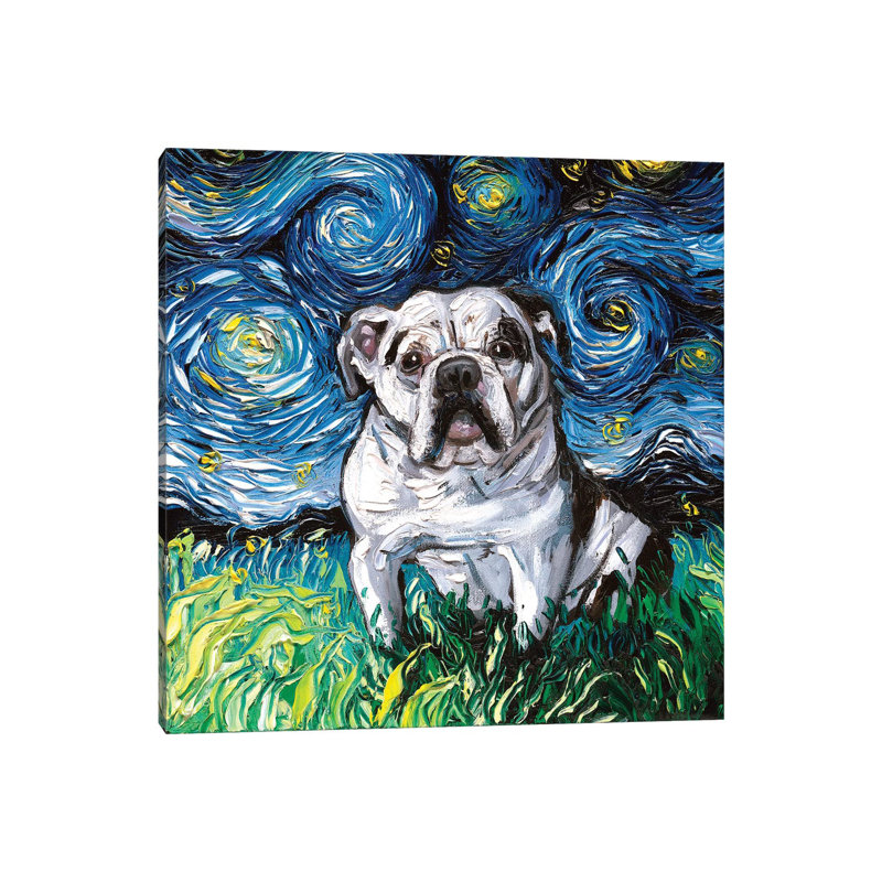 Charlie Night by Aja Trier - Wrapped Canvas Gallery-Wrapped Canvas Giclée, 30.48 cm H x 30.48 cm W