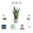 Ecopots Stockholm Indoor/Outdoor Modern Recycled Plastic Flower Pot Planter-176804550-176804551