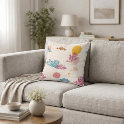 Coussin abstrait - Coussin de plage