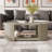 Doloros Oval Coffee Table With Casters