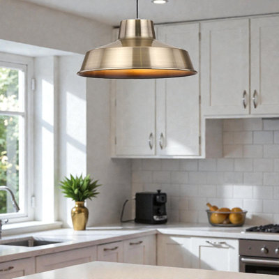 Pluto 12cm H Metal Bowl Pendant Shade ( Screw On )