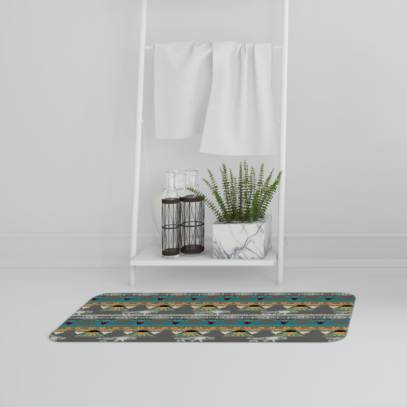 Naelle Memory Foam Non-Slip Bath Rug