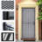 Grisham Iron Security Screen Door Conveys, Black-97851645