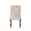 Chaise d'appoint rembourrée beige Padillo
