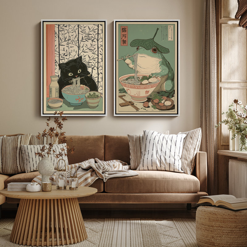 Art mural encadré, rétro, antique, classique pour chambre à coucher - 16 po x 24 po x 2 panneaux, H 24 po x l 16 po, Blanc