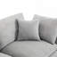 Canapé modulaire rembourré en duvet rembourré