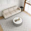 Table basse moderne en cuir fritté clair-207286910