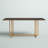 Pfarr Rectangular Solid Wood Top Dining Table