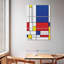 Impression géométrique sur toile géométrique Mondrian II-92833404