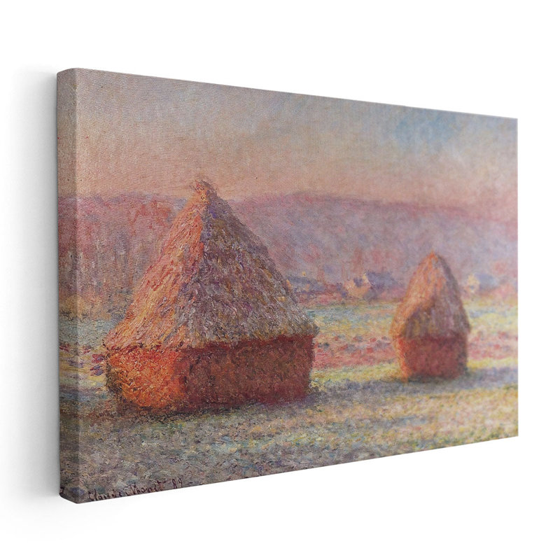 «White Frost, Sunrise, 1889», reproduction d'art sur toile, H 20 po x l 30 po