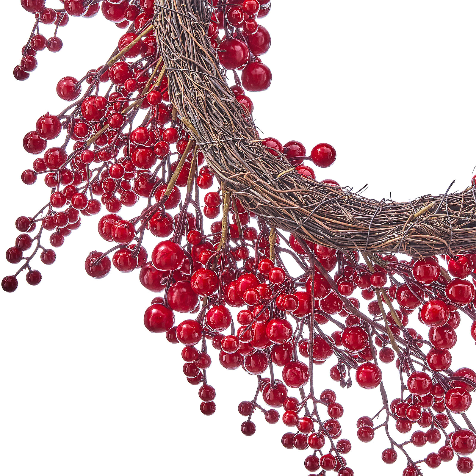 Waterproof Wild Berry Wreath, 24"