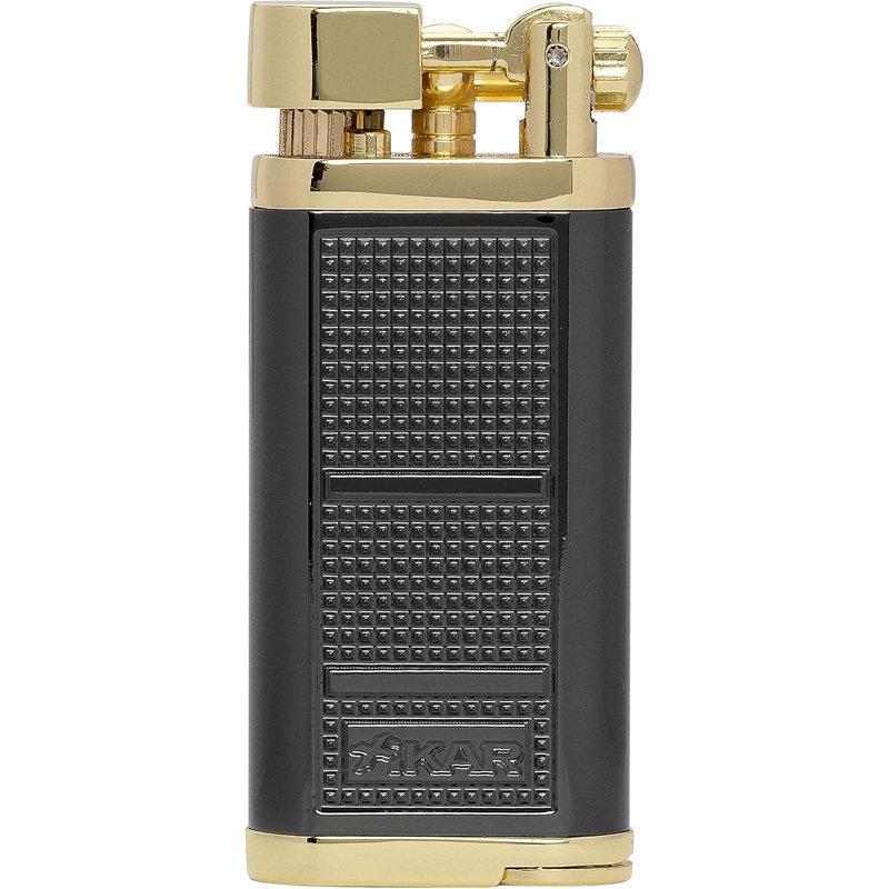 Briquet à flamme souple pour canalisation, Noir / or