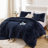 Fluffy Comforter Set 2 Pieces- All Seasons Luxury Fuzzy Comforter With One Pillowcase-116925513-117321017