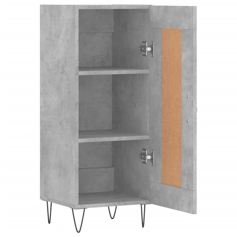 Farrelly 34.5cm Sideboard, Concrete grey