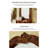 Vintage Carved Solid Wood Full-Length Cheval Mirror with Storage Drawer
