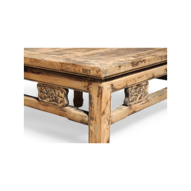 Table basse en bois massif