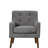 Ryder 25" Mid Century Modern Woven Fabric Tufted Armchair-1277682585