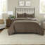 Ensemble de literie pour lit double réversible en microfibre de style rustique