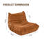 Fauteuil à billes de sol Fauteuil à billes pour adulte Fauteuil à billes Fireside-1670380181
