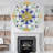 Wall Clock Oversized 36" for Living Room with Real Moving Gears Italy Style-91717528