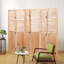 Cloison pliante en bois massif l 82,8 po x H 65 po H 6 po, naturel-1032095133