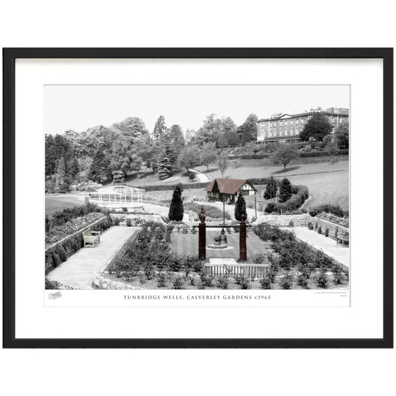 Tunbridge Wells, Calverley Gardens C1965 by Francis Frith - Single Picture Frame Print, 28cm H x 36cm W x 2.3cm D