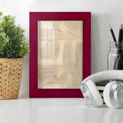 Buff Abstract Shapes I - Picture Frame Print