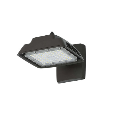 Guardian 32W LED Wall Pack Area Light, 4,500 Lumens, 4000K, Dusk-to-Dawn, 0-10V Dimmable, Outdoor Security Light - Bronze