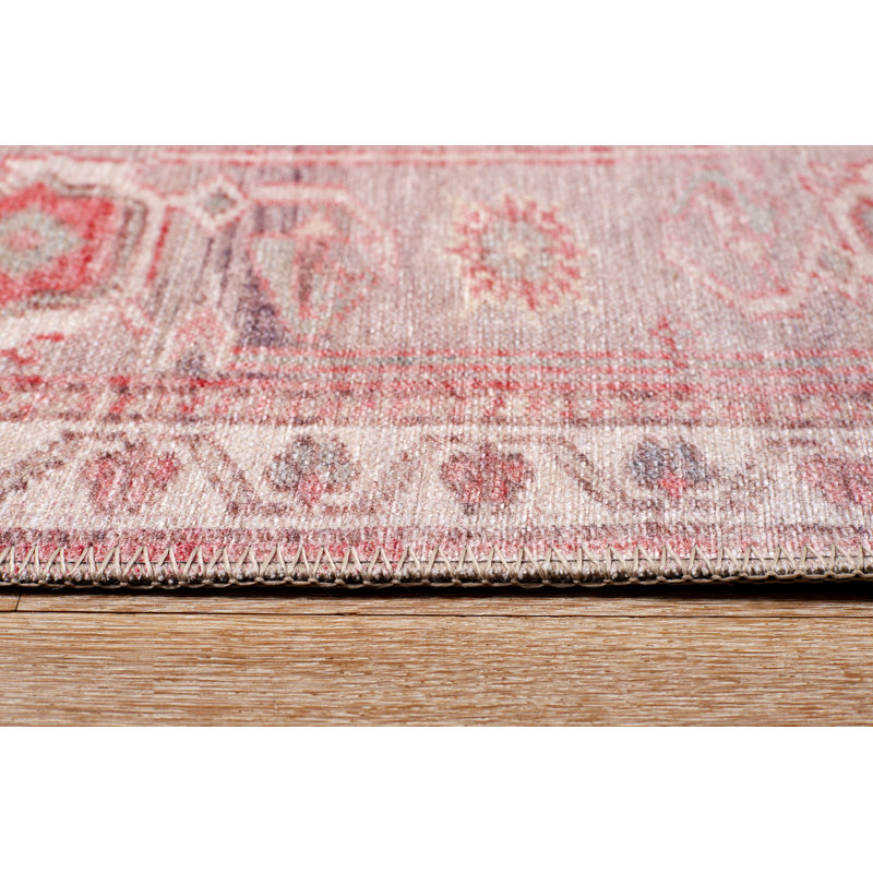 Tapis tissé à la machine Anatolia, Tapis de couloir 2 pi 6 po x 7 pi 6 po