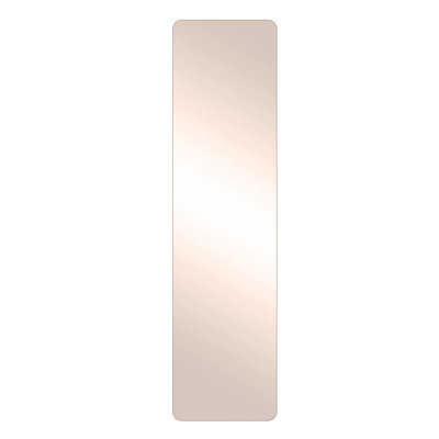 60x15inch Full Body Mirror for Living Room Bedroom Cloakroom Wall-mounted round-angle dressing mirror  Aviation grade aluminum