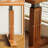 Brown + Black Rectangular Hight adjustable Solid Wood + Carbon Steel desk-108225064