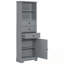 Grande armoire de rangement avec 3 tiroirs et tablettes réglables-453788462