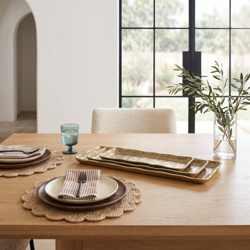 Altmann 3 Piece Serving Tray Set