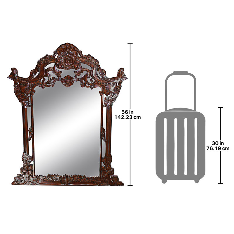 Hapsburg Wood Convex Wall Mirror