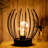 Battery Operated Table Lamp Indoors Outdoor Lantern with LED Bulb 