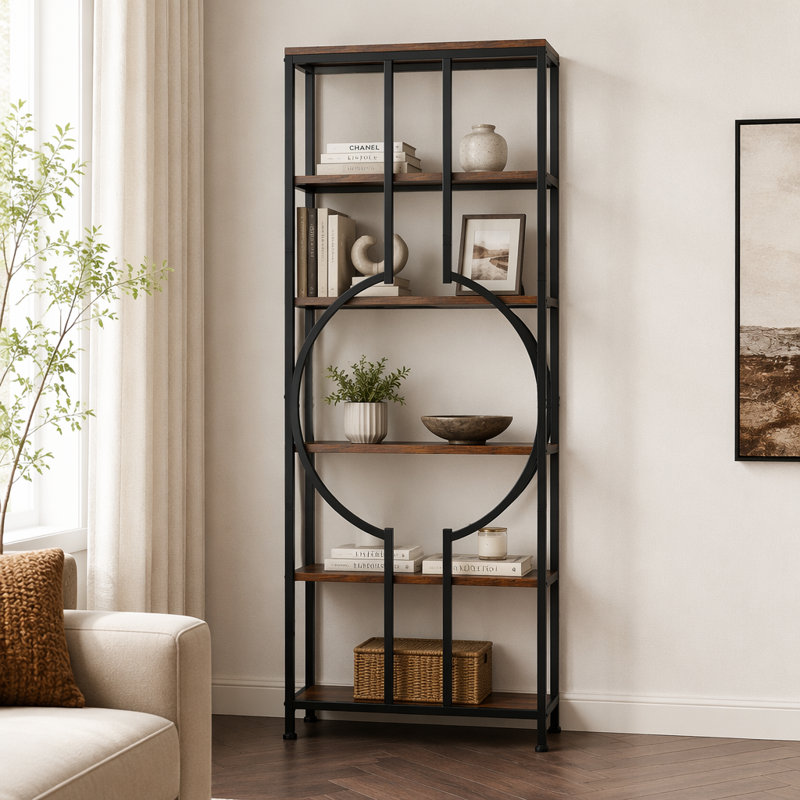 Étagère à livres H 70,9 po x l 27,55 po Linsly