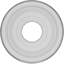 10'' H x 10'' W x 0.75'' D PVC Ceiling Medallion