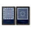 Indigo Tile I - ensemble de 2 reproductions d'art sur toiles-761870203-761870204