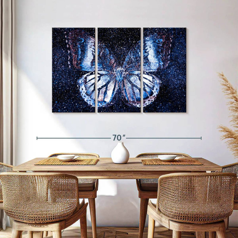 Brampt Cosmic Butterfly, 36" H x 57" W